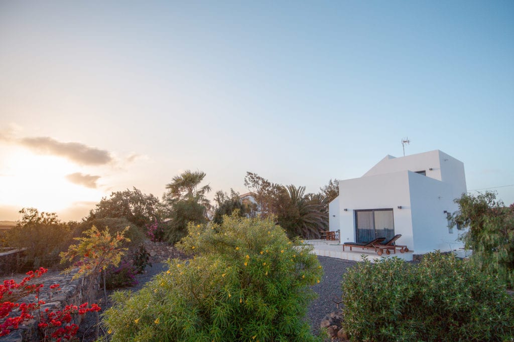 Ferienhaus von Aussen – Shapedays Fitness Retreat – Entspannte Fitness Ferien in Fuerteventura
